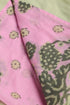 Scarf in cotton voile with multi color trims